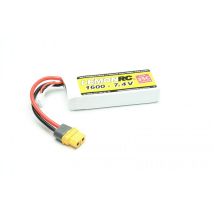 Modellbau-akkupack (lipo) 7.4 V 1600 Mah Zellen-zahl: 2 35 C Softcase Xt60 - Lemonrc