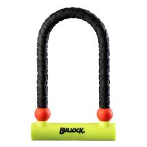 Antivol U Bullock Urban XL – 3500 kg de résistance – Métal, acier inoxydable, plastique – Usage vélo, scooter, moto – Couleur jaune