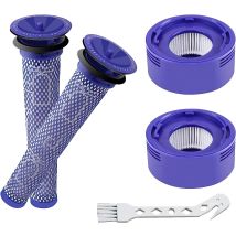 V8 Filter Für Dyson, Ersatzfilter Zubehör Für V8 Absolute Animal, V7 Absolute Motorhead Animal Staubsauger, 2 Hepa-nachfilter, 2 Vorfilter, 1 Bürste, 