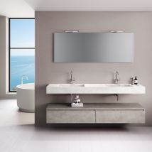 Composizione 7 Pezzi Yoka Marmo Carrara/avana Pietra