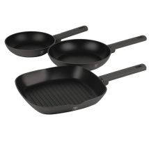 Set Mit 3 Titan-bratpfannen Berlinger Haus Bh-8139 Anthrazit