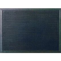 Id-group Tappeto Auto-nettante Nero 90x180 Cm Gomma