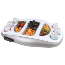 Life Deluxe Floating Spa Bar Aufblasbare Minibar Whirlpool Bar Tisch Ablage