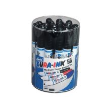 Mrk-96078 Dura-ink 55 Medium Taper Marker Black (tub 20) Mkl96078 - Markal