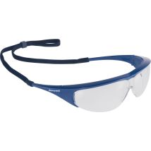 Millennia Schutzbrille Blau – EN 166, EN 170 – Polycarbonat – kratzfest, UV-beständig – PSA-Kategorie III – Inklusive Brillenband