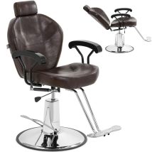 Friseurstuhl Mit Fußstütze Höhenverstellbar Barber-stuhl 150 Kg Ilford Braun
