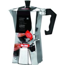 Italienische Kaffeemaschine Ibili Bahia Silber 0.9l 9 Tassen