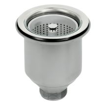 Ablaufventil Spüle Inox 115 Mm Mit Abfallfilter Vegetarian Für Loch 90 Mm