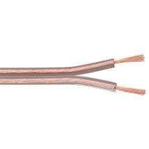 KRANG Parallelkabel 2x2,5mm transparent 100m 2x70/0,2 Drähte Außendurchmesser 3,9x7,7mm