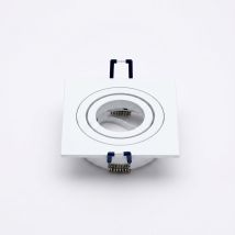 Anello Da Incasso Inclinabile Quadrato Bianco 2 Anelli Interni.