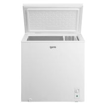 Freestanding Chest Freezer, 198 Litre, White - Igcf0198w - Igenix