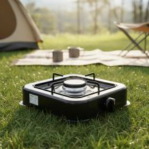 Hornillo De Camping/estufa De Gas - 1 Quemador - Negro