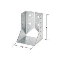 Scarpa da polso 80x120 mm in acciaio zincato sendzimir – VORMANN