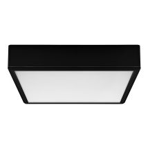 Plafoniera Led Quadrata Nera 21,5cm Cct 22w Rabalux