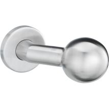 Erich Dieckmann - Botón En Rosette. 1052/4020. Plata