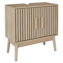 Home Deco Factory Nuevo 2024-mueble Lavabo 60x30 H.70, Hd0222, Sottolavabo, Modello Klaus, Collezione Natural Crush, Mobili Da Bagno, 60 X 70 X 30 Cm,