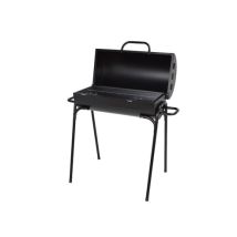 Barbecue Rectangulaire Au Charbon De Bois Avec Couvercle En Acier Émaillé Et Grille En Acier Inoxydable