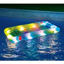 Summer Waves - Luftmatratze Aqua Glow Bierpong Inkl. Led-funktion 160x84x19 Cm