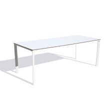 Ezpeleta - Meet - Mesa De Jardín 8 Plazas De Aluminio Lacado