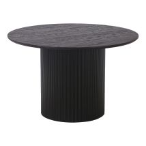 Boavista Esstisch Ø120 cm dunkelbraun – Eleganter Tisch für Esszimmer – Hochwertige Materialien – Stilvolles Design