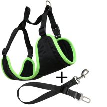 Pettorina Per Cani Regolabile In Yatek Per Auto, Adatta Alla Maggior Parte Dei Veicoli, Materiale Resistente, Misura M