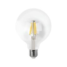 Ampoule Globe À Filament Led E27 G95 (8 W 2700 K 800 Lm) Ip20 Ø 9,5 X 12,5 Cm Transparente