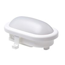 Aplique Led Oval Ip44 8w 3000k 120o 230v