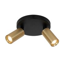 Ritmo - Deckenstrahler - Ø 15 Cm - 2xgu10 (mr11) - Mattes Gold / Messing - Lucide
