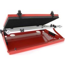 Platinenhalter 2teilig – ESD-sicherer PCB-Bestückungsrahmen – Verstellbare Schienenhöhe – 3 Arbeitspositionen: 70°, 80°, 90°