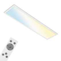 Brilo - Led Panel Cct Wifi Bluetooth App Steuerung 28 W Weiß Metall-kunststoff Ner