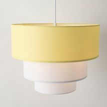 Lámpara Colgante Textil Nivela Amarillo E27