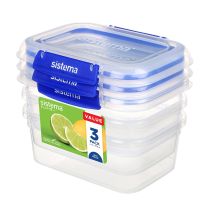 Sistema Klip It Plus Contenitori Per La Conservazione Di Alimenti 1 L Contenitori Per Alimenti A Prova Di Perdite Ed Impilabili, Adatti A Frigorifero 