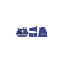 Der Blaue Komplett-set Inkl. Profi-wanne, Pumpe, Netzteil, Akku, Rutsche, Rosetten, Schlauch