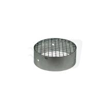 Terminale Griglia Di Aspirazione Dn 80 Acciaio Inox Lucido Stabile