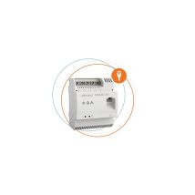 Devolo Magic 2 LAN DINrail Grau – Powerline-Datenrate bis zu 2400 MBit/s – Gigabit Ethernet – 128-Bit AES-Verschlüsselung