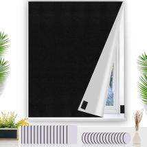Zolginah Blackout Portátil, 300x145cm Cortinas Blackout Persianas Sin Taladro Para Cualquier Ventana Cortada A Medida Con 24 Cintas Adhesivas Para 