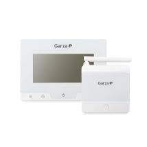 Termostato Digitale Programmabile Wireless Per Caldaia E Riscaldamento, Cronotermostato Touch E Regolatore Di Temperatura Portatile, Bianco, 20 X 80 X