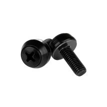 Startech Cabscrewsm6b Viti Di Montaggio M6 X 12 Mm Nere