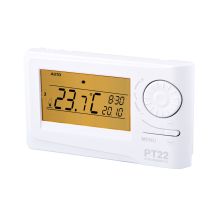 Termostato Digitale Programmabile SC-PT22 – Ampio Display Retroilluminato – Facile Montaggio e Telecomando – 6 Variazioni di Temperatura al Giorno