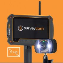 Skyvac – SurveyCam Inspection System – Indoor/Outdoor Surveillance Camera – 100m Range – 5 Inch HD Monitor