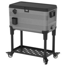 Carrello Portavivande Refrigerante Patio Cooler 70L – Duramax – 70 litri – Elegante e funzionale per barbecue e attività all'aperto