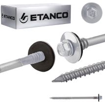 Etanco - Tornillos Gtrw Sp A19 6,4/7,0x120 Mm Ral 9006