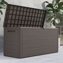 Deuba - Casaria Baule Da Giardino 280l 116x43x55cm Contenitore Da Esterno Box Multiuso Cassapanca Esterni Marrone