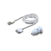 Kit Apple Cargador Conceptronic Para Coche A 2 Usb 5v 2a Y Cable Usb Apple 1105228