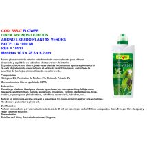 Flower Fertilizante Líquido Plantas Verdes, 1 Litro