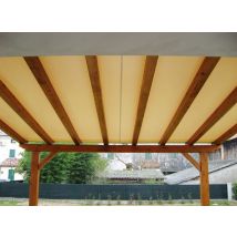 Tissu De Couverture Beige Pour Pergola 2,8 X 3,8 M
