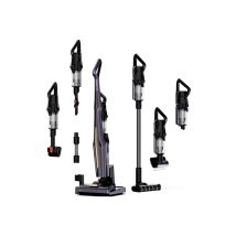 Deerma Aspirateur Laveur 2 En 1,300w/30kpa, Autonomie 50min,pulvérisation Haute Pression 100x, Détection Poussière Lumière Verte, Auto-nettoyage Eau 