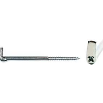Winkelschraubhaken 65mm 5,8mm Drahtdurchmesser Verzinktes Eisen 100 Stück