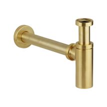 Gattoni Rubinetteria - Sifón Decorativo Universal En Color Oro Cepillado 0160/00sg Oro Cepillado