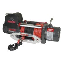 Elektrische Seilwinde Warrior Samurai 14500 6,5 T 12 V Kunststoffseil Wasserdicht Nach Ip68